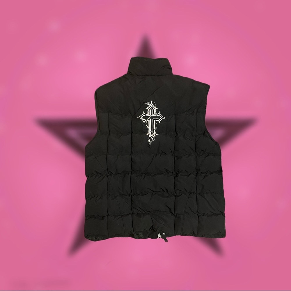 Y2k quilted puffer vest
